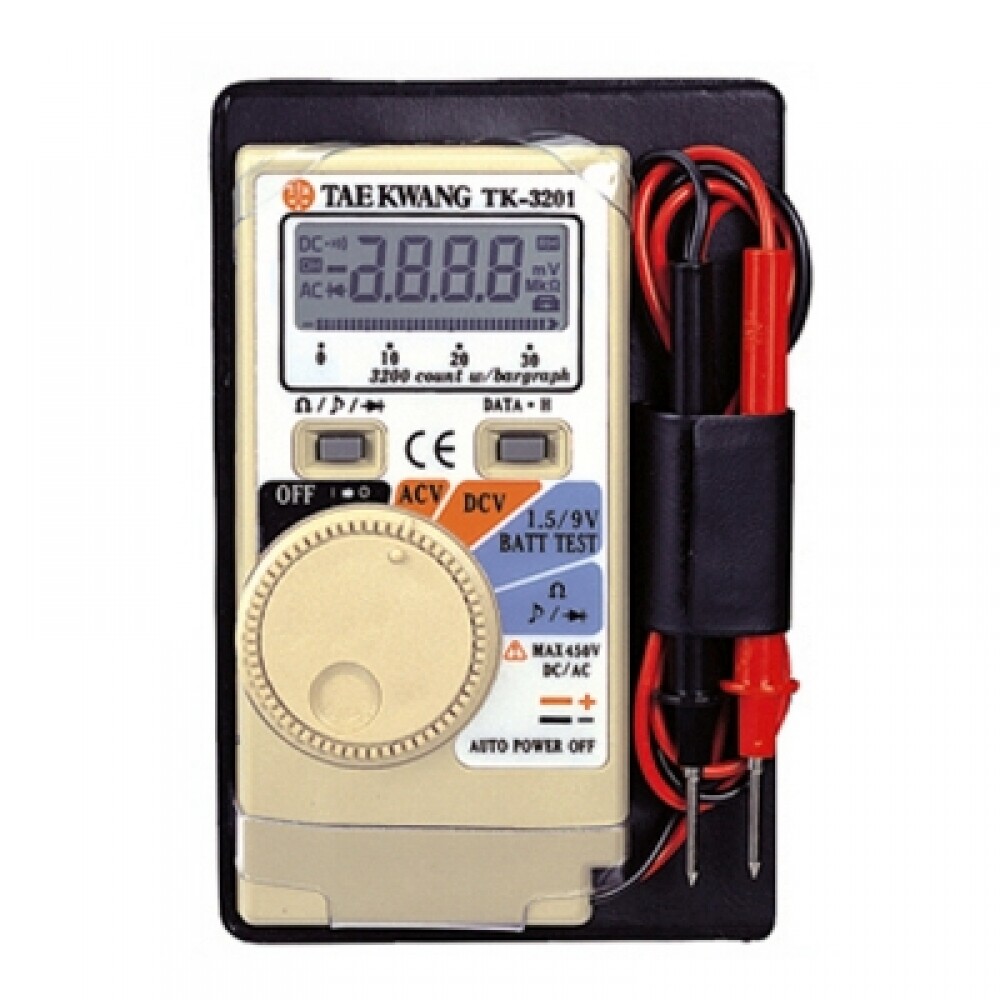 태광 TK-3201 포켓테스터기 멀티미터 전압/다이오드/저항측정 TK3201